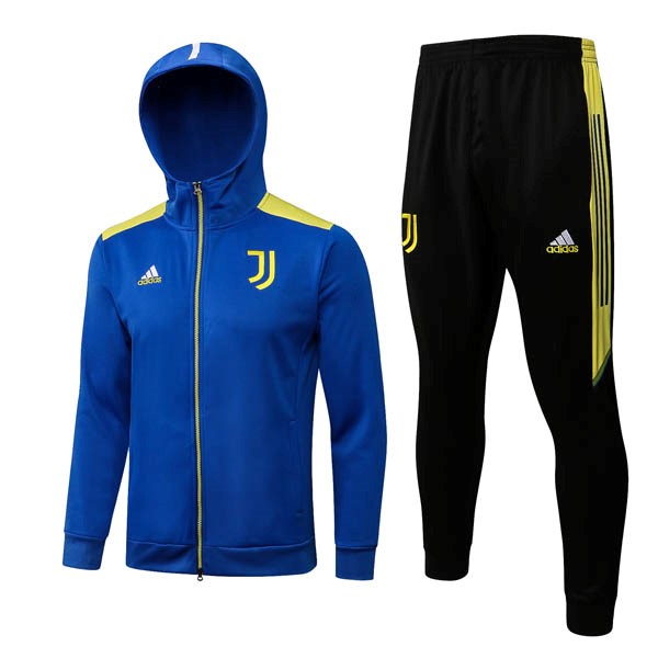 Sweat Shirt Capuche Ensemble Complet Juventus 2022-23 Bleu